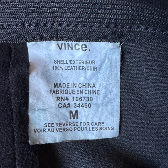 VINCE 100% Leather Suede Leggings - Picture 7 of 8